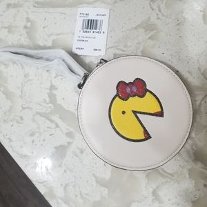 Coach Ms Pac Man wristlet